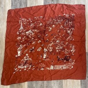 Vintage Hermes Silk Scarf Scarf Paris